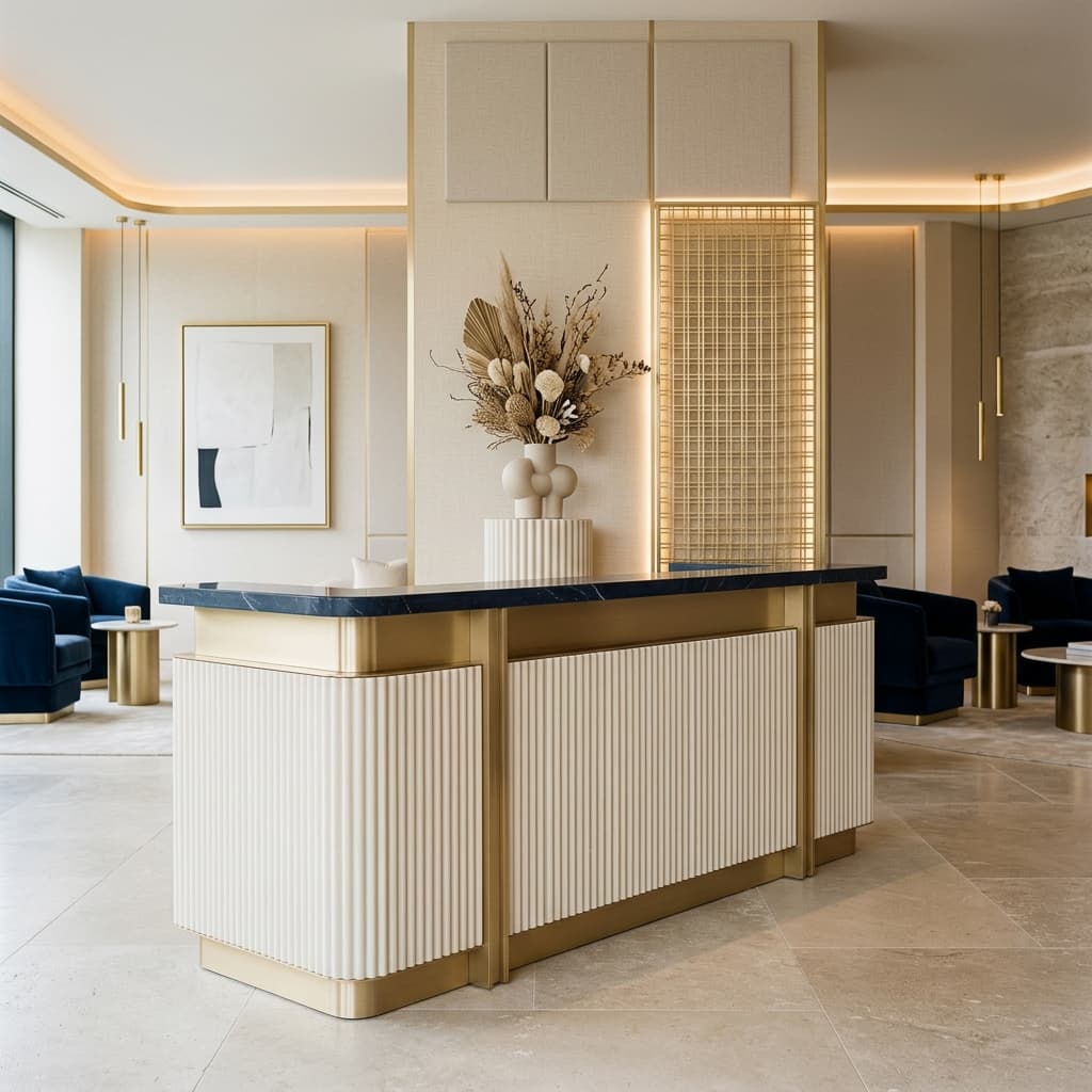 Luxury med spa reception